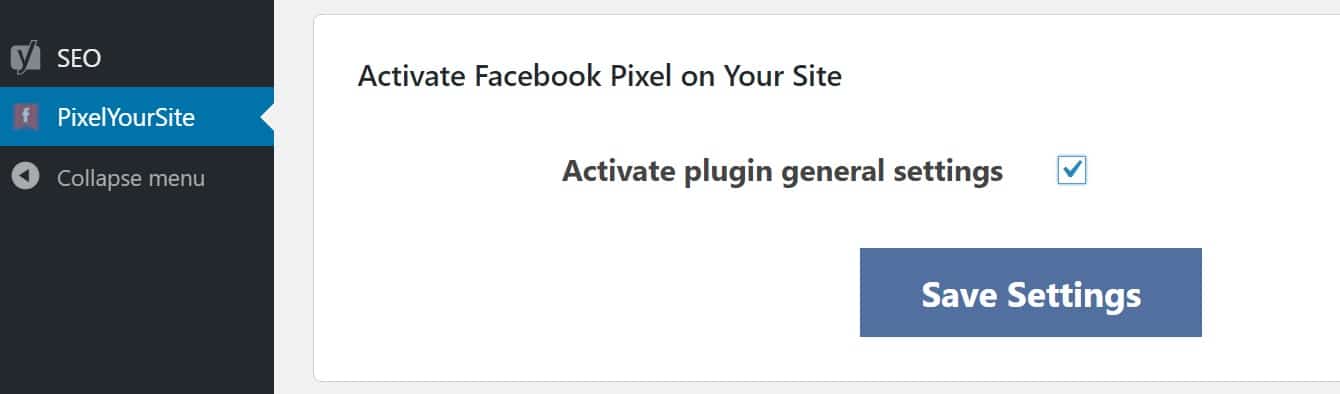 Pixel ID activate settings Pixel ID Aktivierungs-Einstellungen