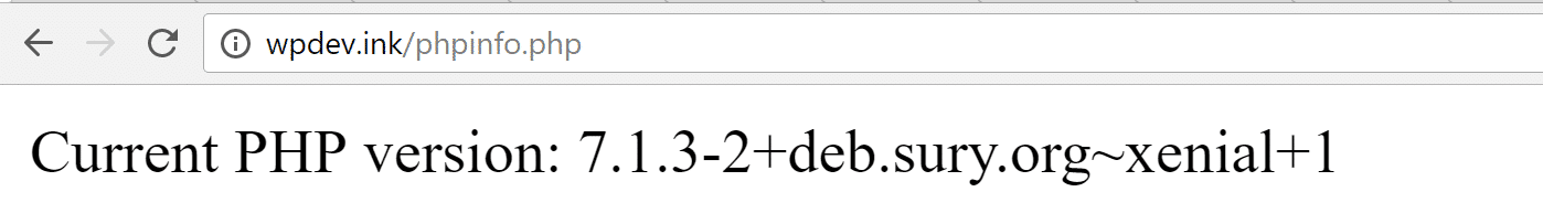 Check PHP version in browser PHP Version im Browser testen