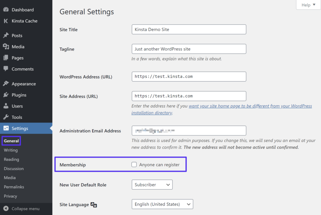 Wie man die WordPress Registrierung deaktiviert