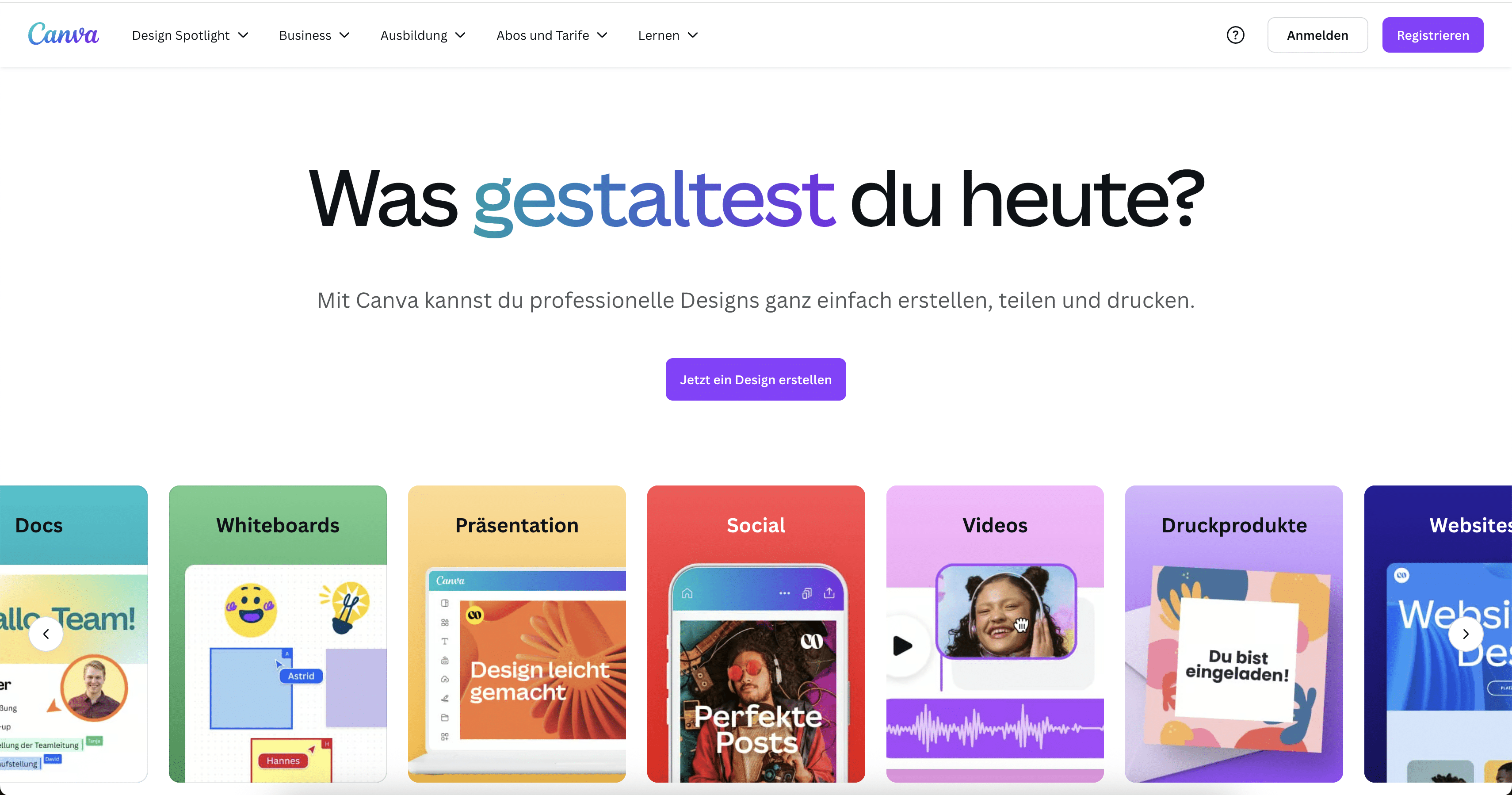 Canva-Website