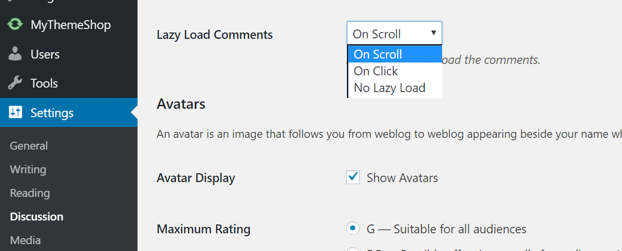 On Scroll or On Click Al navegar o al Dar clic