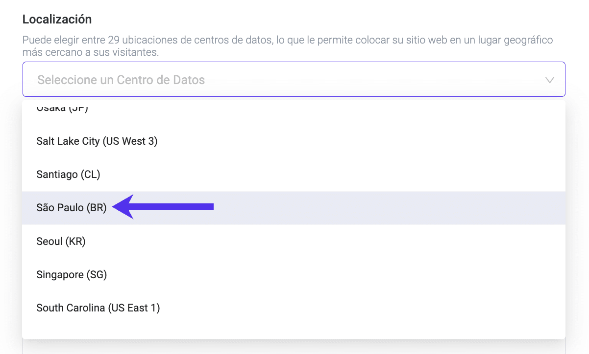 Nuevo centro de datos en São Paulo, Brasil