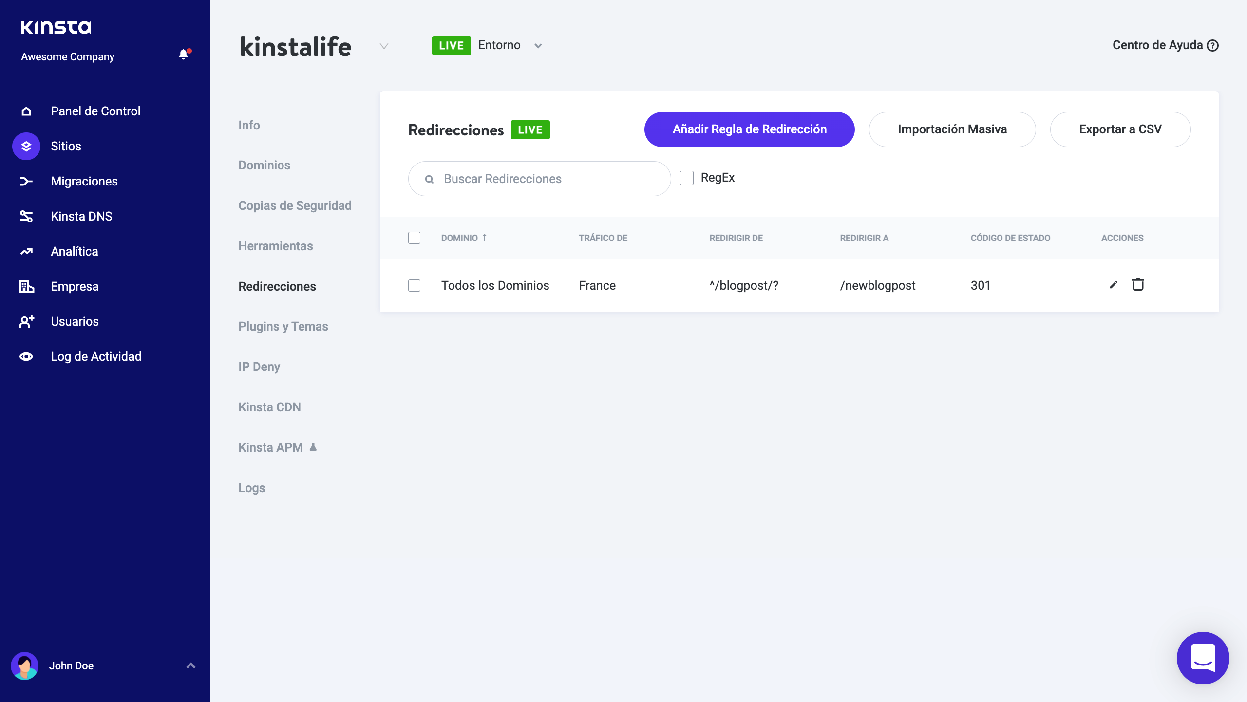 Herramienta de redirección de WordPress