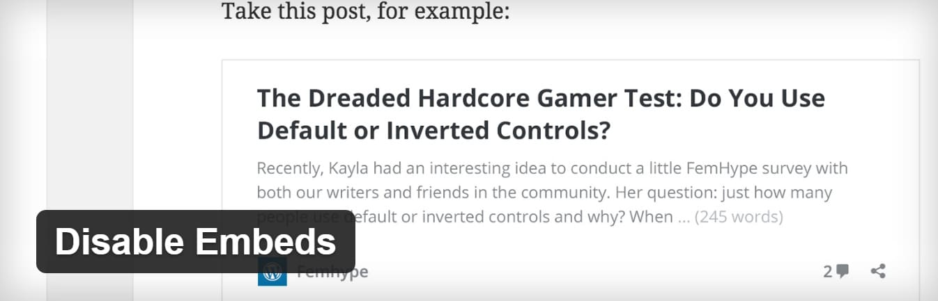 disable embeds disable embeds