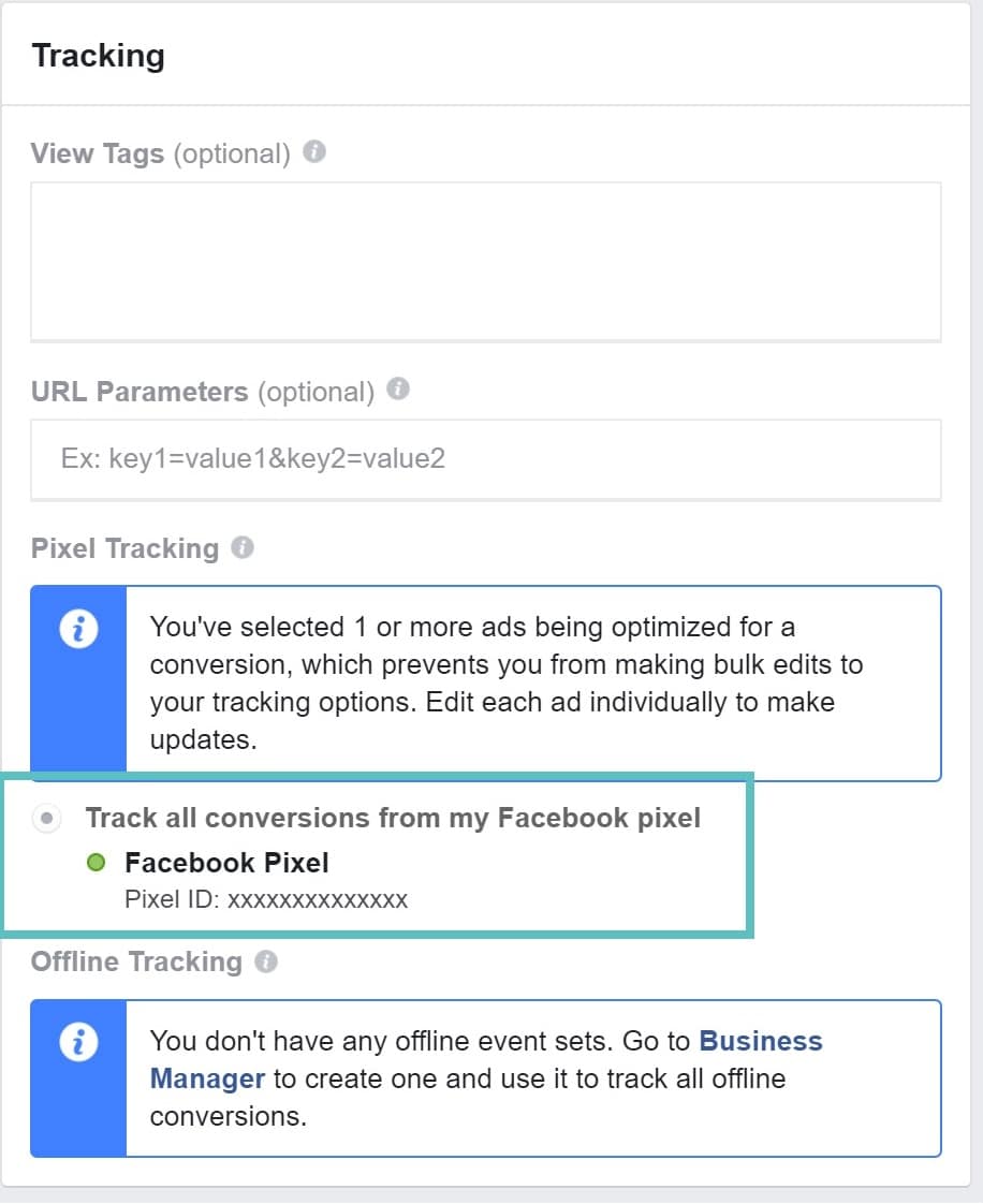 Facebook ads pixel Annonces Facebook pixel