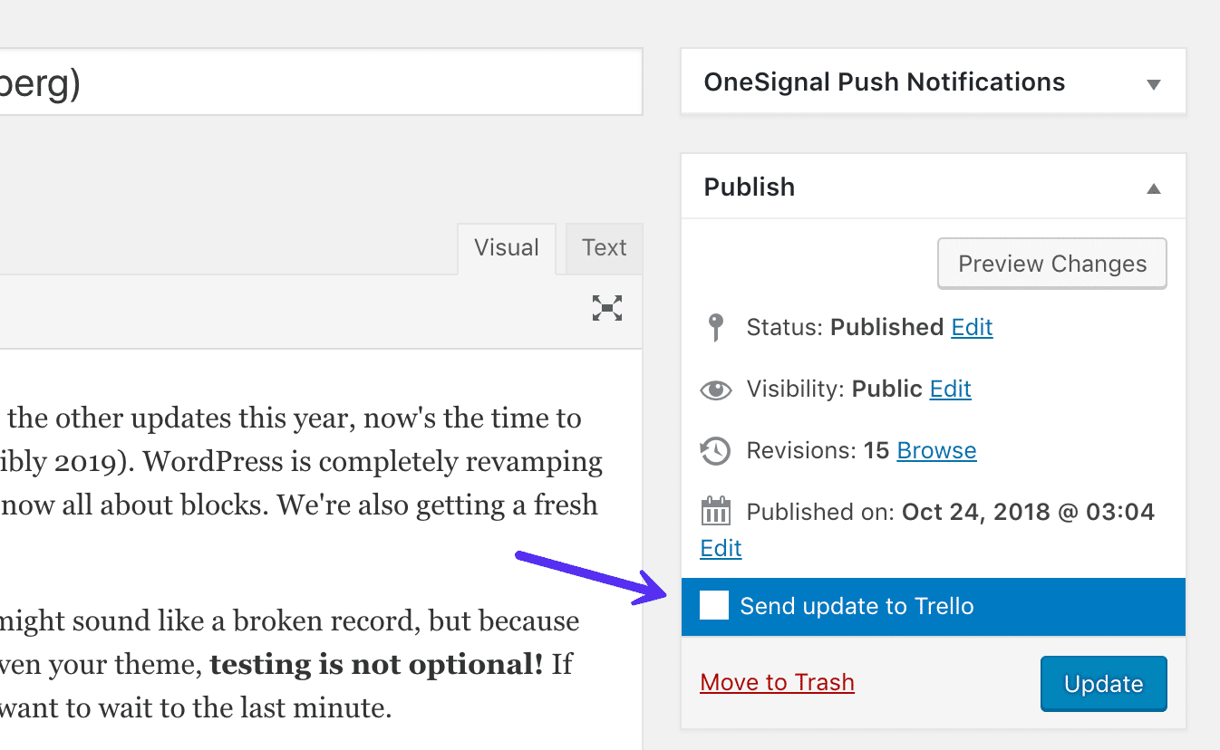 Solution multilingue WordPress vers Trello