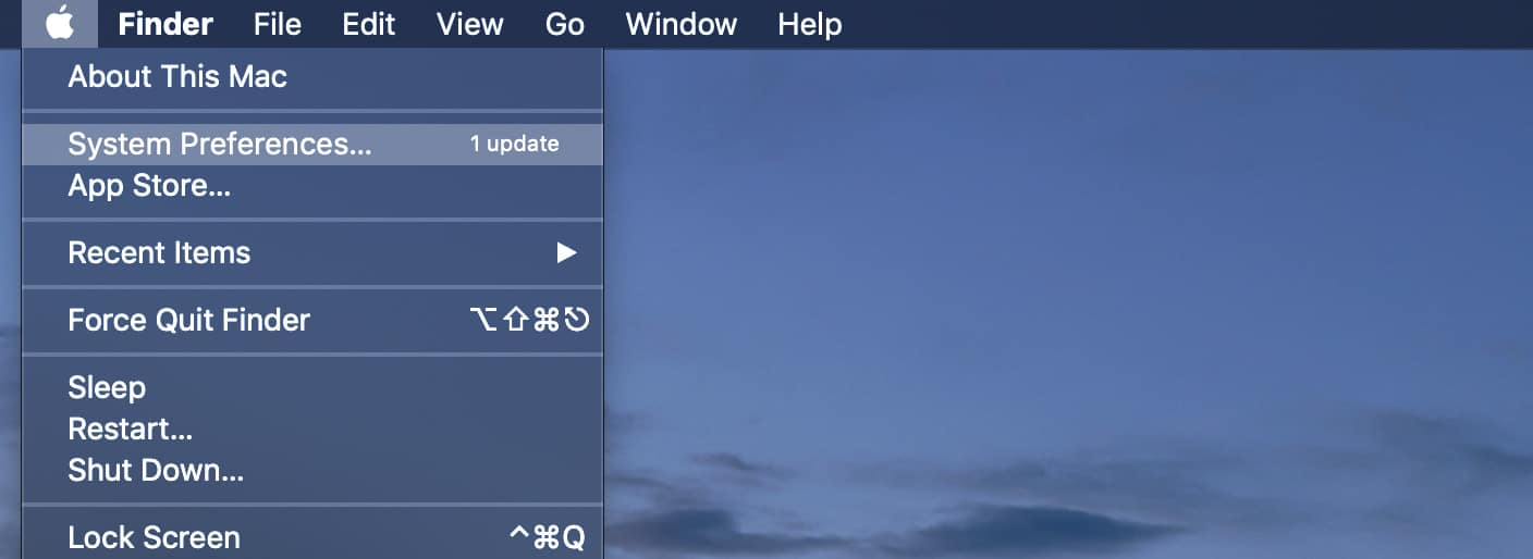 Preferenze di sistema su Mac