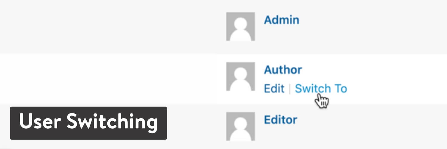 Plugin WordPress User Switching