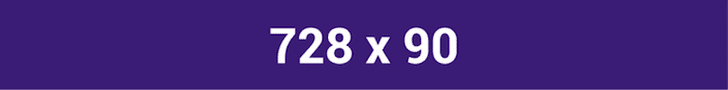 Esempio di banner pubblicitario 728 x 90