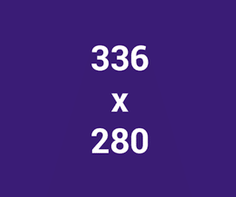 Esempio di banner pubblicitario 336 x 280