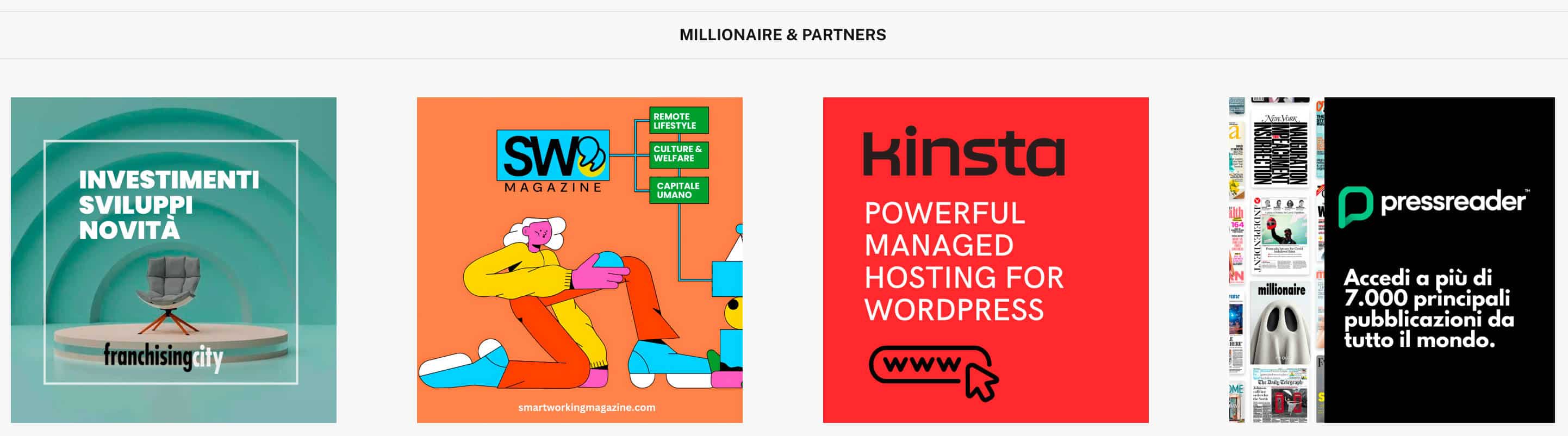 Kinsta è partner di Millionaire
