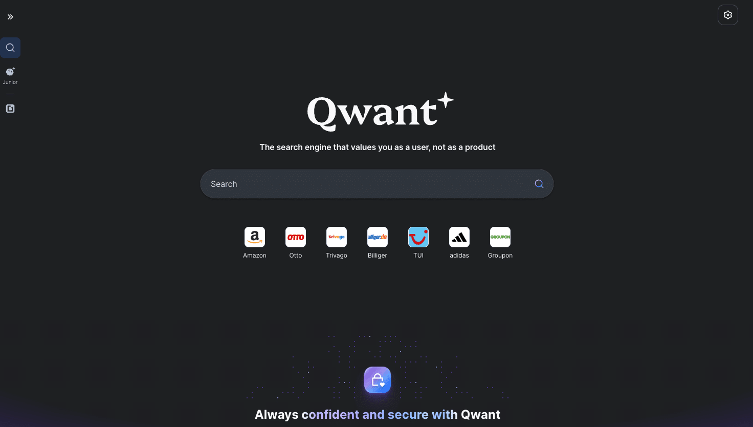 検索エンジンQwant