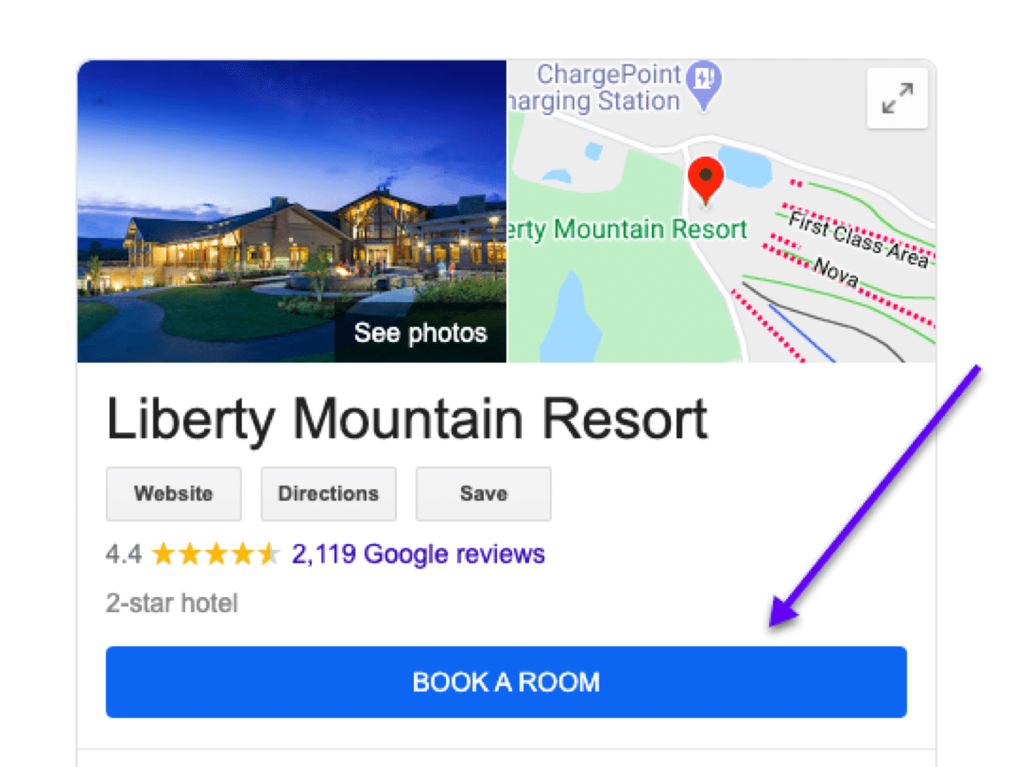 Googleビジネスプロフィールから部屋を予約できるボタンを追加(ホテルの場合)
