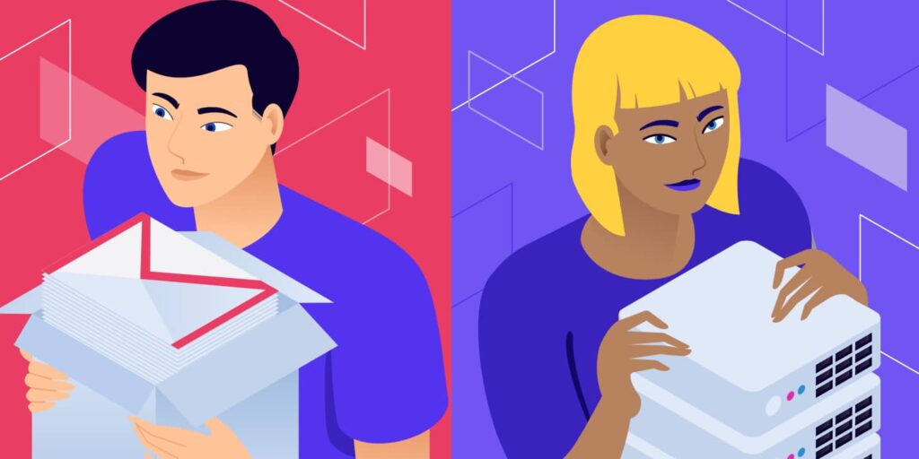 メールとサーバーサービスを分けるべき理由
