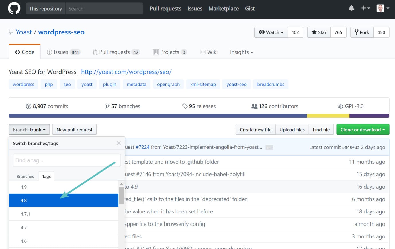 Plugin WordPress no GitHub