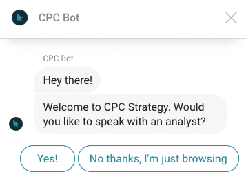 Perguntas do chatbot