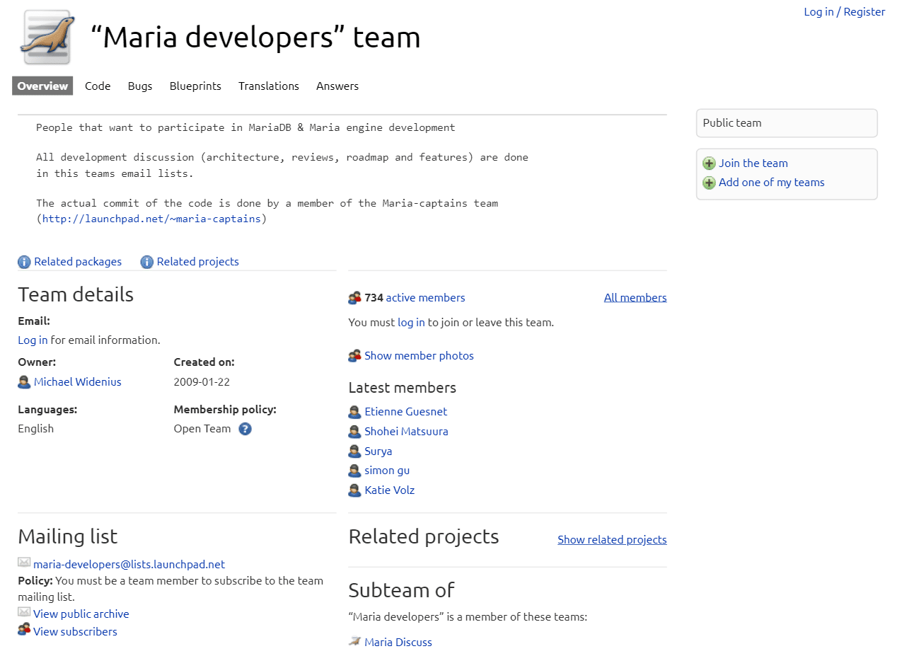 A equipa 