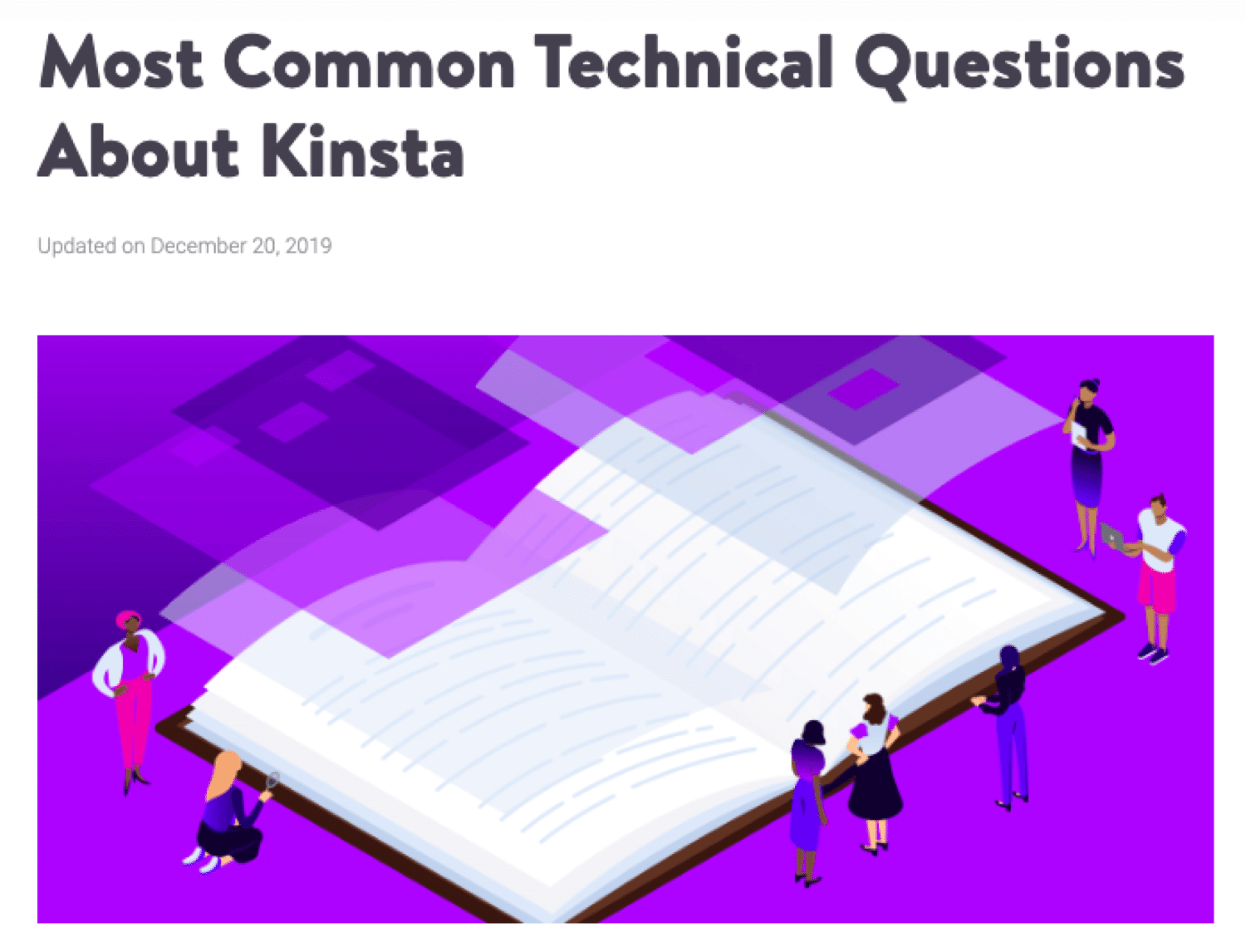 Um exemplo de conteúdo sempre verde por Kinsta
