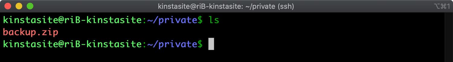 Listar arquivos no Terminal.