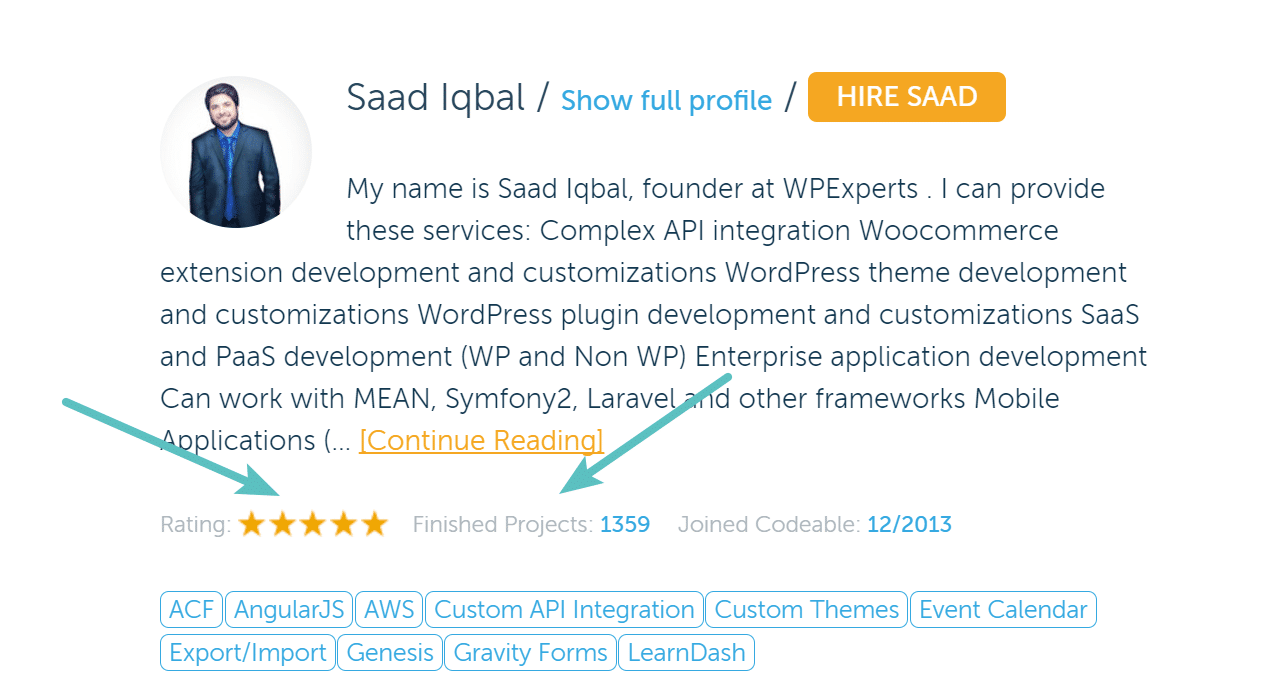 WordPress開発者の評価をチェックする