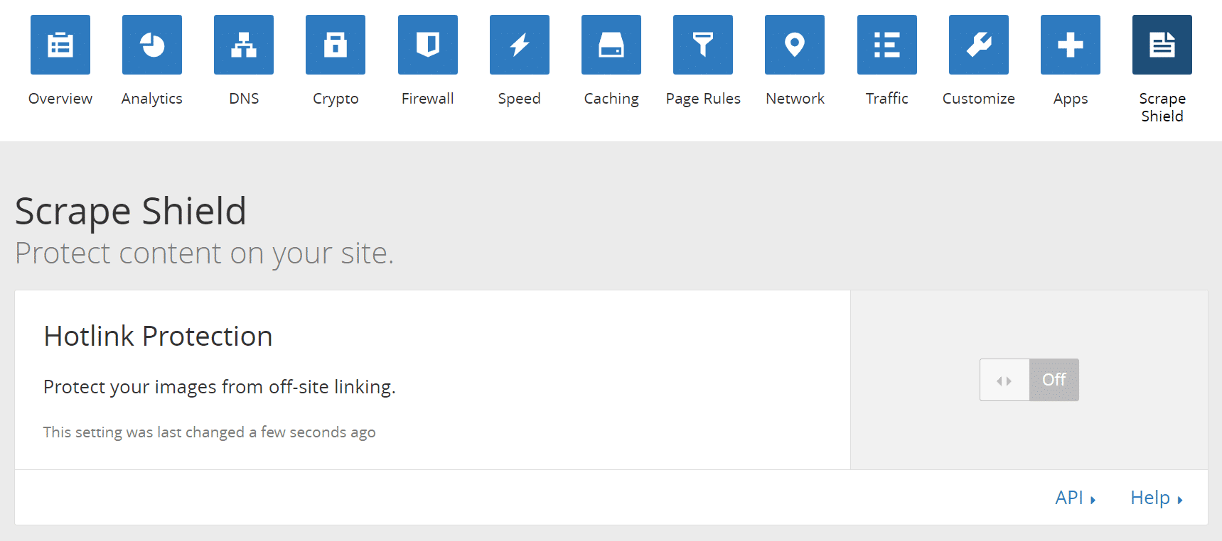 cloudflare hotlink protection