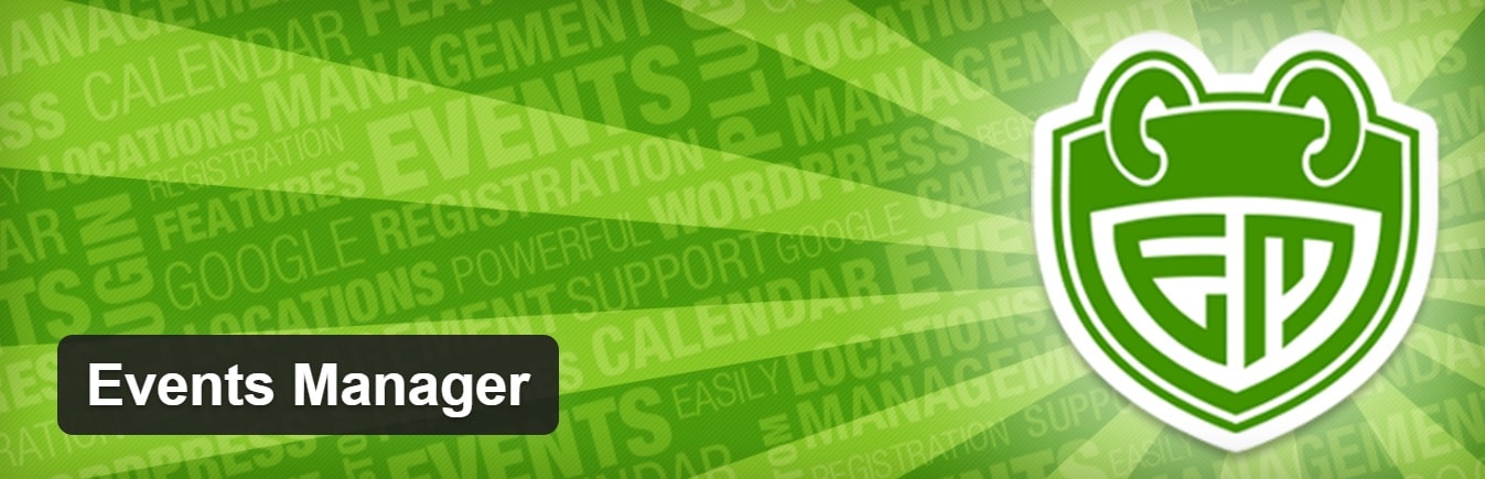 Events Manager WordPress plugin events manager