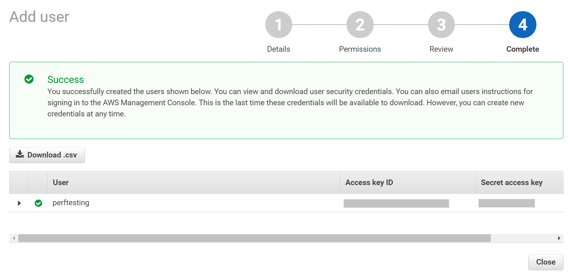 aws access key