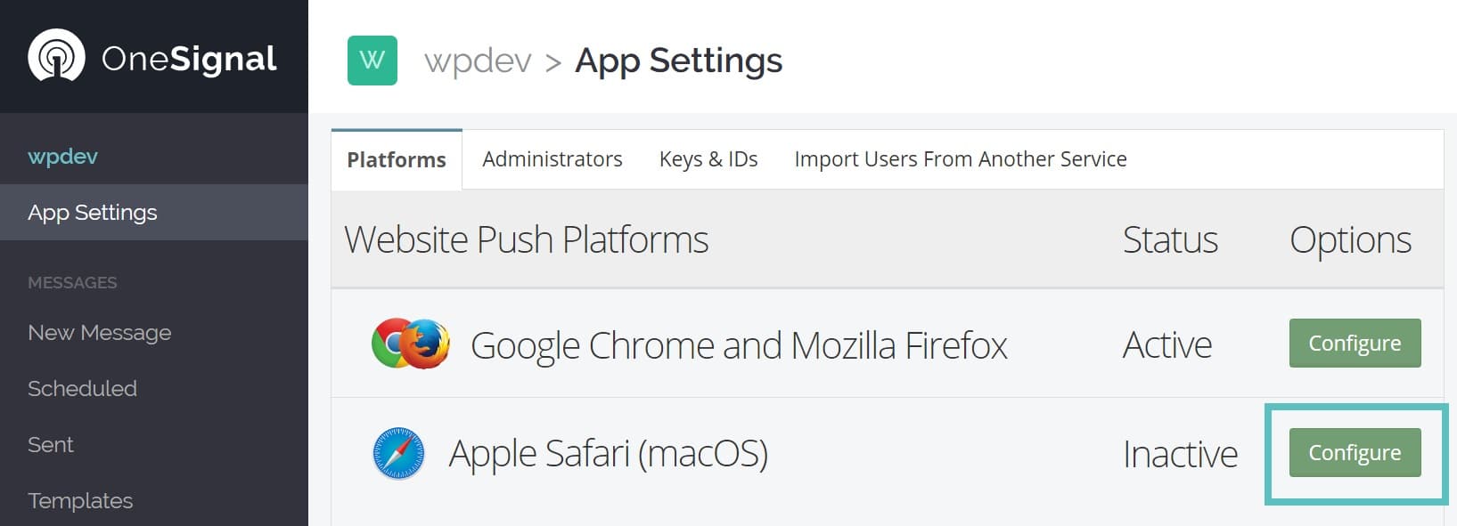 Apple Safari push notification setup apple safari push notification setup