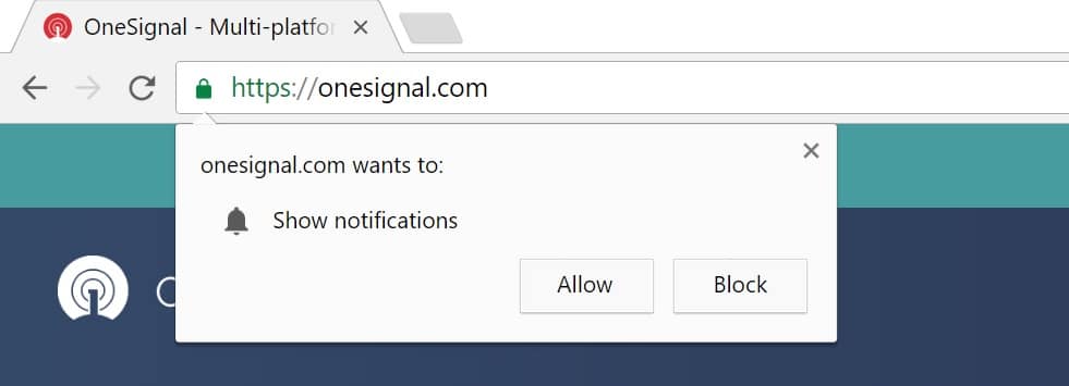 Push notification example push notification example
