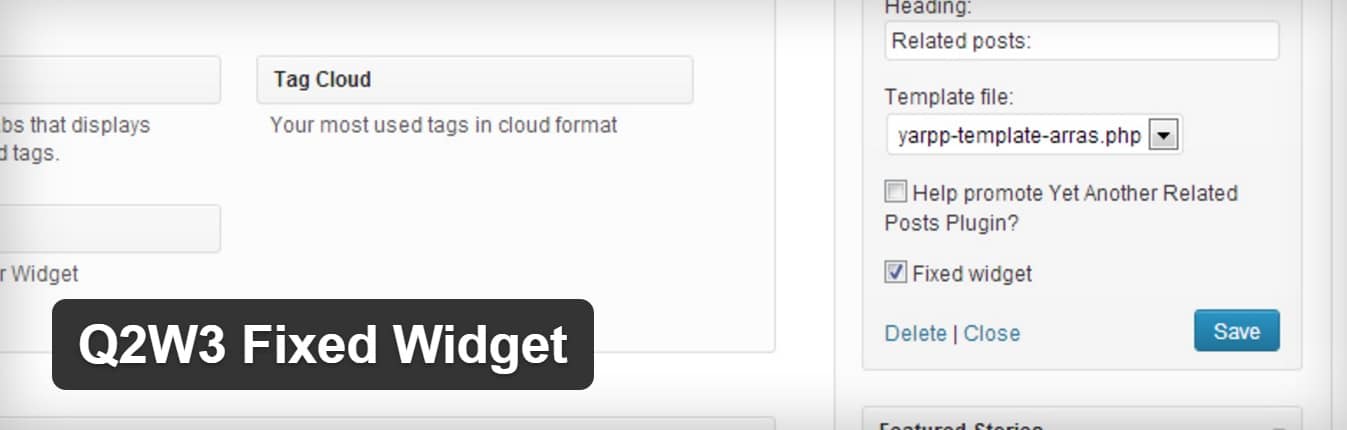 Scrolling WordPress widget Scrollendes WordPress Widget