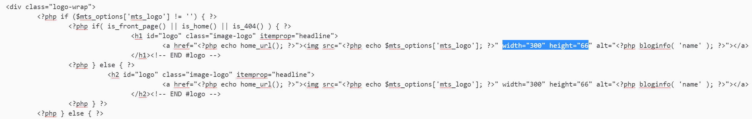 SVGのIEスケーリング問題のために編集したheader.phpファイル