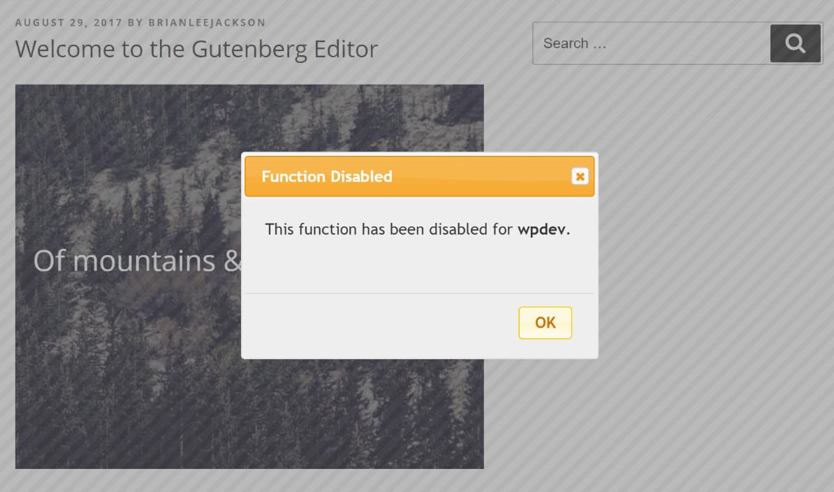Disable right-click in WordPress