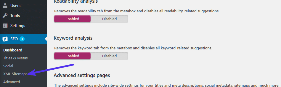 Accessing Yoast SEO XML Sitemaps