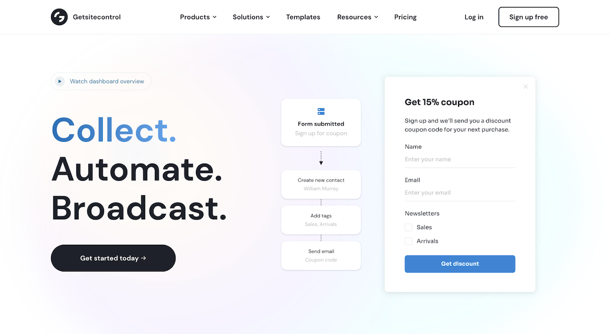 plugin GetSiteControl WordPress
