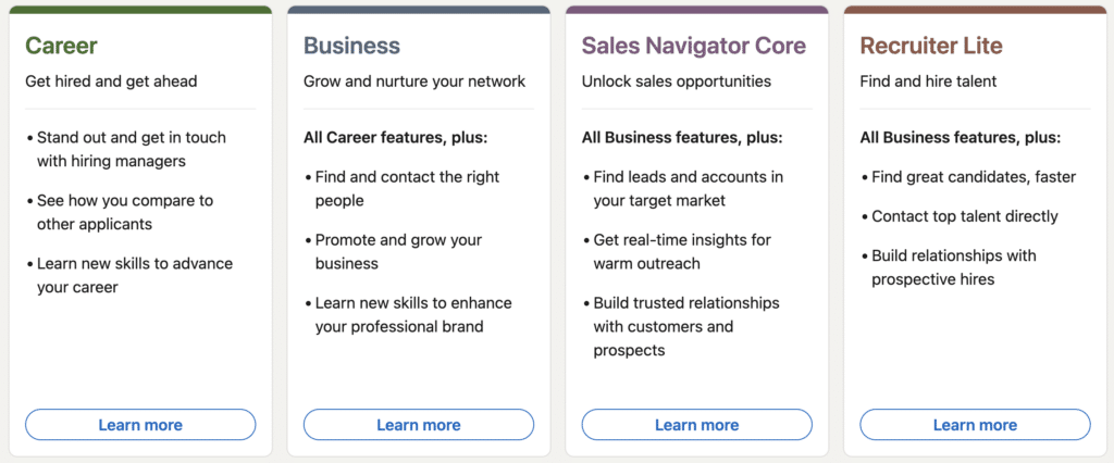 LinkedIn plans