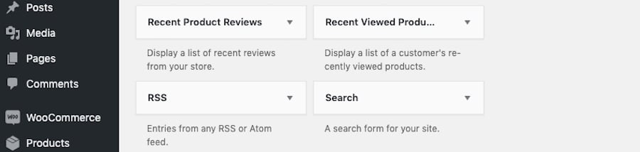 Search widget