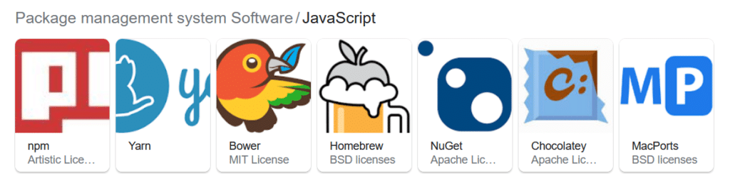 Administradores de paquetes de JavaScript - php vs javascript