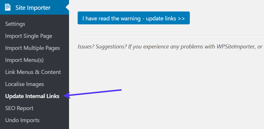 Update internal links thoroughly