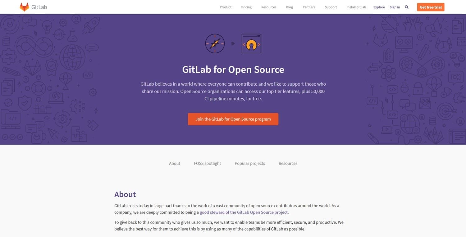 GitLab per l'Open Source
