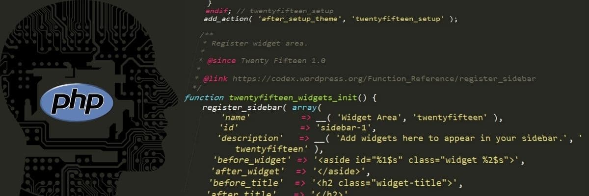 Code written in PHP