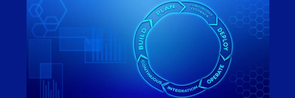 Benefits of DevOps, illustration.