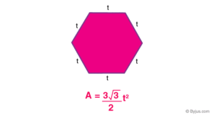 Hexagon area formula