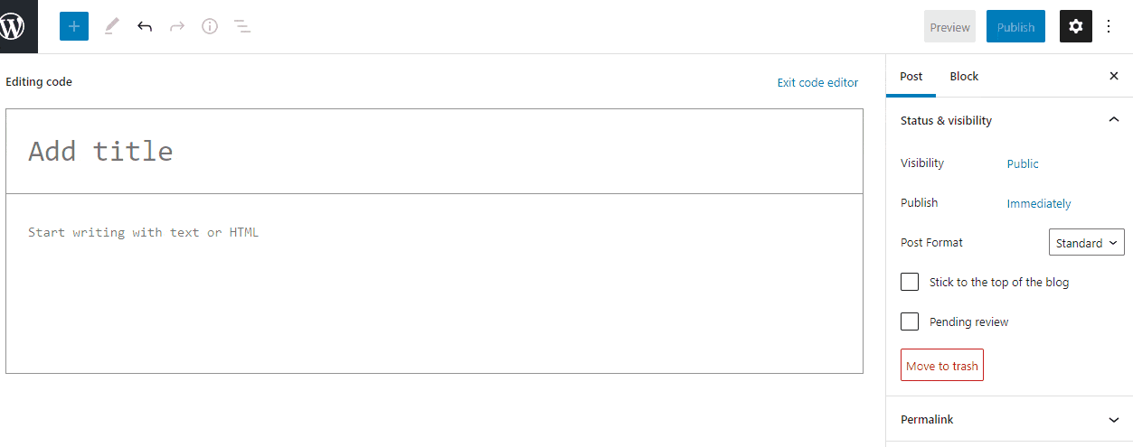 Using markdown in WordPress An animated image showing the use of markdown in the WordPress editor.