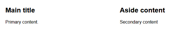 sempio di screenshot con supporto delle media query.