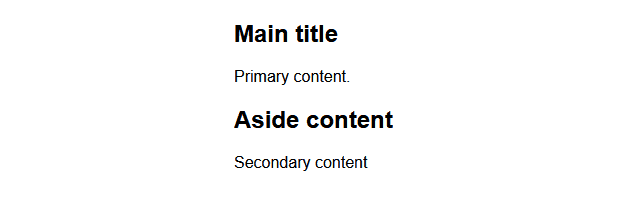 Esempio di screenshot senza supporto alle media query.