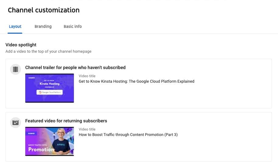 YouTube's Video Spotlight.
