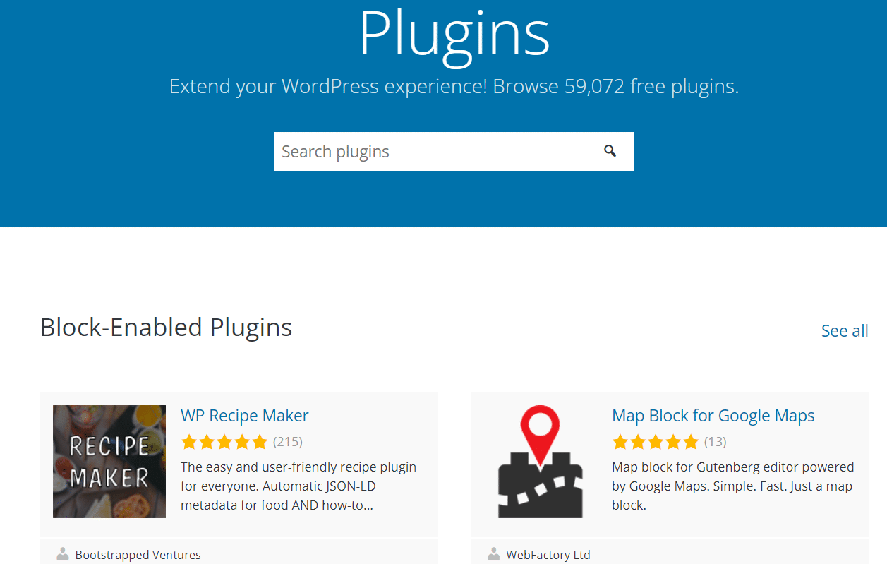 Plugins WordPress.org.