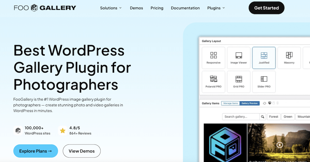 FooGallery plugin homepage