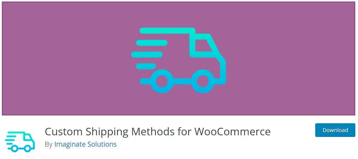 Custom Shipping Methods for WooCommerce