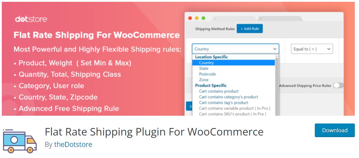Flat Pate Shipping Plugin For WooCommerce